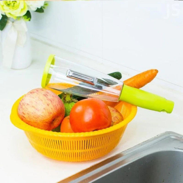 Multifunctional Storage Peeler Peelers With Trash Can Fruit Vegetable Peeler Carrot Grater Peeler With Trashbin