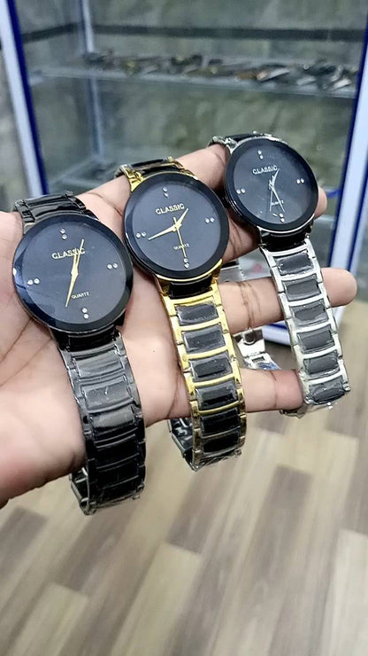 Classic Luxury Watch for Men / Boys - Stylish Stainless Steel Analog Quartz Mens Watches