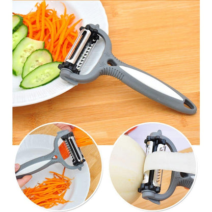 3 in 1 Multi-functional 360 Degree Rotary Potato Peeler Vegetable Cutter Fruit