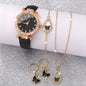 5PCS/Set Luxury Women Watches Rhinestone Fashi5PCS/Set Luxury Women Watches Rhinestone Fashion