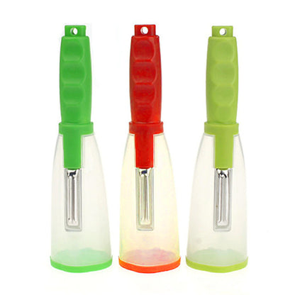 Multifunctional Storage Peeler Peelers With Trash Can Fruit Vegetable Peeler Carrot Grater Peeler With Trashbin