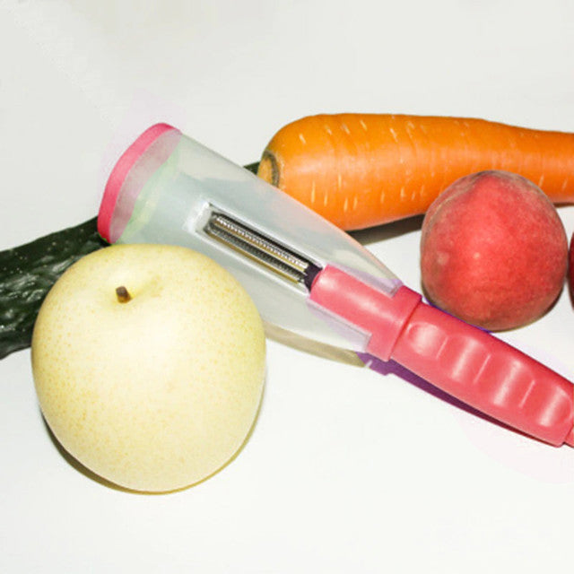Multifunctional Storage Peeler Peelers With Trash Can Fruit Vegetable Peeler Carrot Grater Peeler With Trashbin